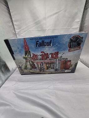 Fallout Nuka-World Buildable Set - Red, Blue, Tan Box